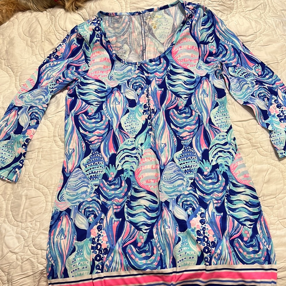 Lilly Pulitzer dress with long sleeves